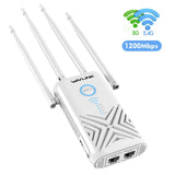 Wavlink 5 Ghz WiFi Repeater Wireless Wifi Extender 1200Mbps Wi-Fi Amplifier Long Range Wi fi Signal Booster 4x5dBi Antennas