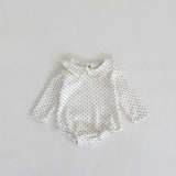 Insautumn baby baby collar bottoming romper clothes baby children Long Sleeve romper cotton fabric is soft and comfortable