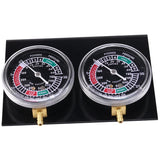 Motorcycle Carb Carburetor Fuel Vacuum Balancer Gauge Sync Gauges 2-Carb Fuel Supply System Universal