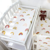 Bamboo Changing Pad Liner Soft Changing Pad Cover Cradle Sheet Baby Changing Mat Cover