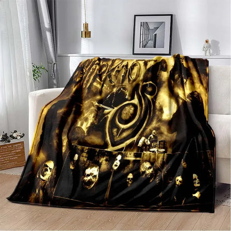 3D S-SLIPKNOT Band Printed Blanket  Fashion Soft Cozy Living room Bedroom Sofa Bed Travel Blanket Child Birthday Gift