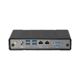 Fanless Industrial Computer Intel Atom E3940 2x RS232 COM 2x Gigabit Ethernet 4G LTE WiFi Watchdog Barebone Mini PC Linux Win11