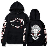 Anime Jujutsu Kaisen Hoodies Men Satoru Gojo Print Sweatshirt Autumn Winter Harajuku Hoody Hooded Streetwear Plus Size Hoodie