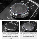 Car Multimedia Knob Trim Sticker For BMW F30 F20 G20 F10 F31 F32 F34 F36 Series 1 2 7 X3 X4 X5 X6 i3 iX3 Z4 Interior Accessories