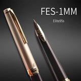 Japan PILOT Fountain Pen 14K Gold Nib 95s Elite 95th Anniversary Engraved Pocket Design Portable Gold Pen High-end Stationery