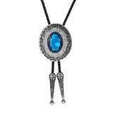 Western denim Bolo Tie crystal diamond tie fashion men's casual bow tie suit accessories