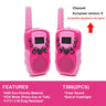 T388 Walkie Talkie Children Radio Receiver Walkie Talkie Toy Kids Birthday Gift Child Toys for Boys Girls 3 Km Hand-held 2Pcs