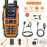 Baofeng UV-21 PRO V2 Walkie Talkie Wireless Copy Frequency 16 KM Long Range TYPE-C Two Way Radio Ham CB Radio UV-5R UV-17