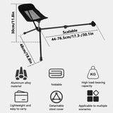 Travel Folding Chair Ultralight HighLoad Outdoor Camping Chair Foot Rest Portable Beach Hiking Picnic Seat Fishing Tool Recliner