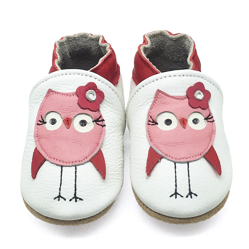 Baby Shoes Cow Leather Bebe Booties Soft Soles Non-Slip Footwear For Infant Toddler First Walkers Boys And Girls Slippers