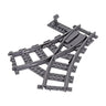 City Trains Train Rail Crossing Track Rails Soft Tracks Cruved Straight Railway Building Blocks Bricks DIY Toys For Children Boy