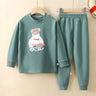 Cotton Child Loungewear Set Long Sleeves Long Pants Pajama Two-piece Set Autumn Winter Warm Casual Autumn Clothes Unisex Cartoon