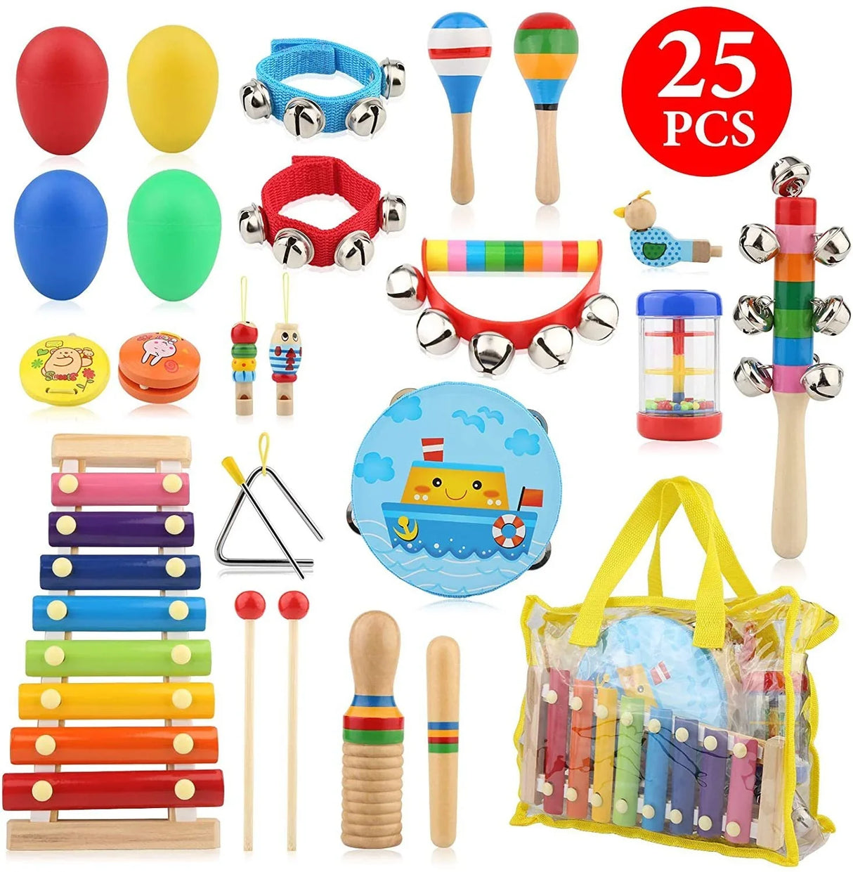 New Baby Percussion Instrument Education Creative Development Wooden Music Hand Kids Learning Montessori Toys Gift New