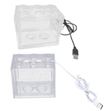 Portable USB Mini Aquarium for Tank LED  Light Desktop Breeding for Tank Aqu