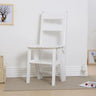 Solid Wood Household Multifunctional Folding Ladder Chair Indoor Climbing Ladder Dual-use Three-step Four-step Ladder Stool