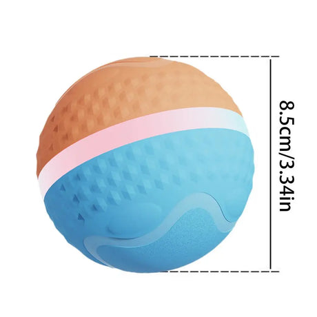 Moving Dog Toy Smart Interactive Pet Ball Automatic Moving Ball Rotating Waterproof Dog Chew Toy Ball for Backyard Park Garden