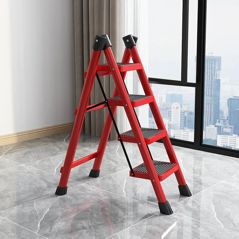 Fashion High Stools Kitchen Multi-layer Structure Ladder Chair Stable Load-bearing Step Stool Convenient Expansion Ladder Stool