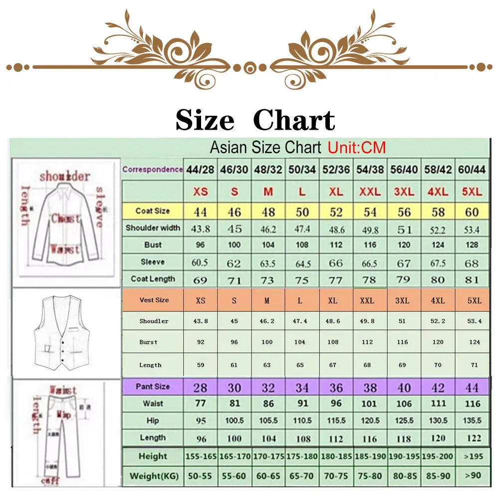 Luxuly Fashion Black Long Suit For Men Slim Fit Shawl Lapel Groom Tuxedos  2 Pieces Sets High Qublity Male Blazer Costume Homme