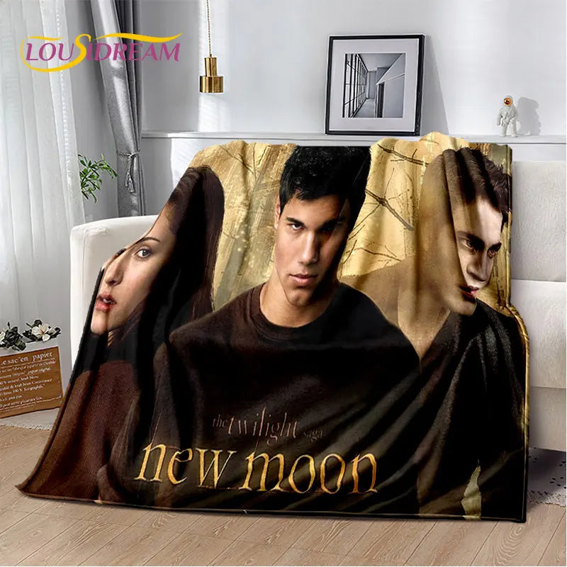 The Twilight Saga HD Printed Soft Plush Blanket,Flannel Blanket Throw Blanket for Living Room Bedroom Bed Sofa Picnic Cover Kids