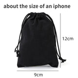 Canvas Bag Cotton Drawstring Drawstring Pocket Shopping Cotton Bag School Gym Travel Dustproof Handbag Blank girdle storage bag