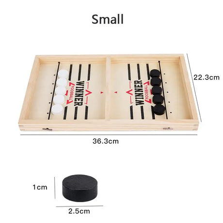 Table Hockey Paced Sling Board Game Fast Winner Party Desktop Battle Chess Adult Parent-child Interactive Child Family