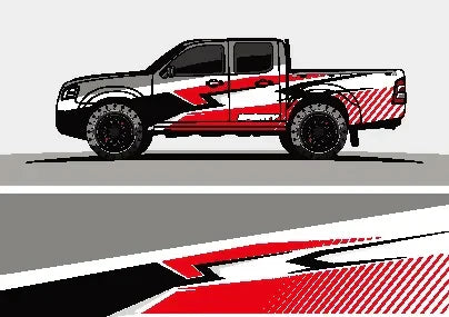 Full Body Racing Graphic Decal Vinyl Wrap Modern Design Red Retro Car Full Wrap Sticker Decorative Car Decal 300*60cm