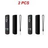 1~4PCS For Amazon Fire TV Stick 4K TV Stick Remote Silicone Case Protective Cover Skin Remote Control Protection Silicone Cover