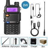 Baofeng UV-5R 8W True High Power 8/5W Powerful Walkie Talkie Long Range 16km Dual Band Two Way Radio CB Portable UV5R Hunting