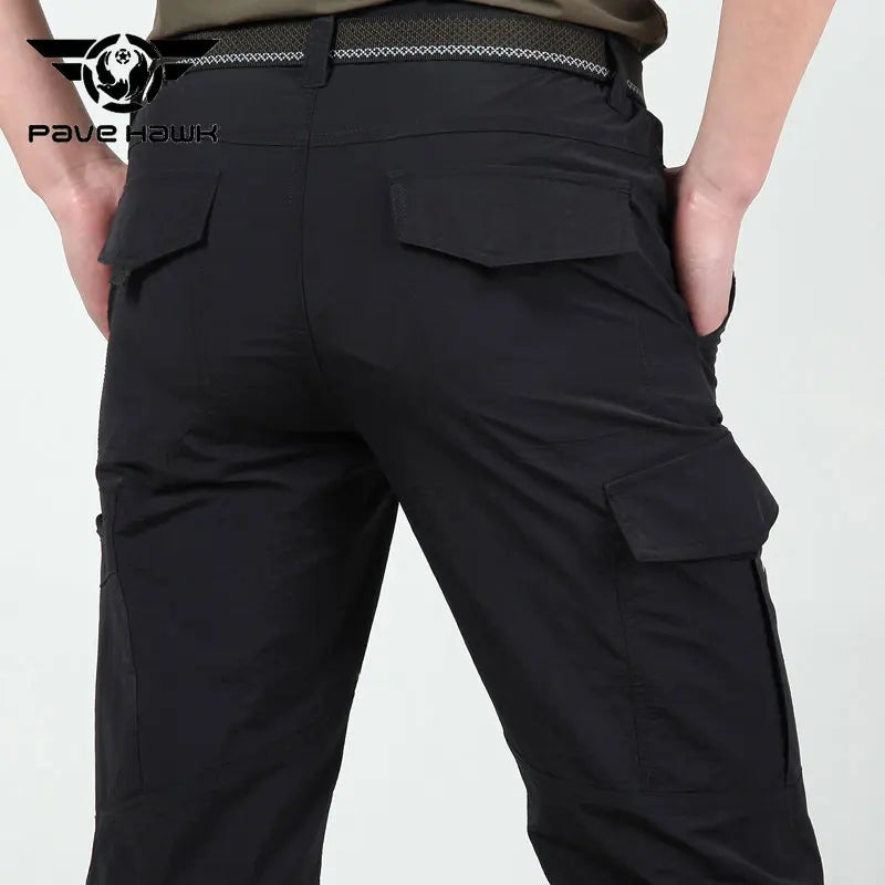 New Affairs Tactical Cargo Pants Men Summer Outdoor Waterproof Breathable Trousers Travel On Foot Casual Quick Dry Trousers