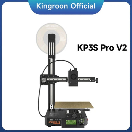 KINGROON KP3S Pro V2 High Speed 3D Printer Fast Printing Max 500mm/s 3DPrinter 25 Point Auto-Leveling 100Mbps Network 3D Printer