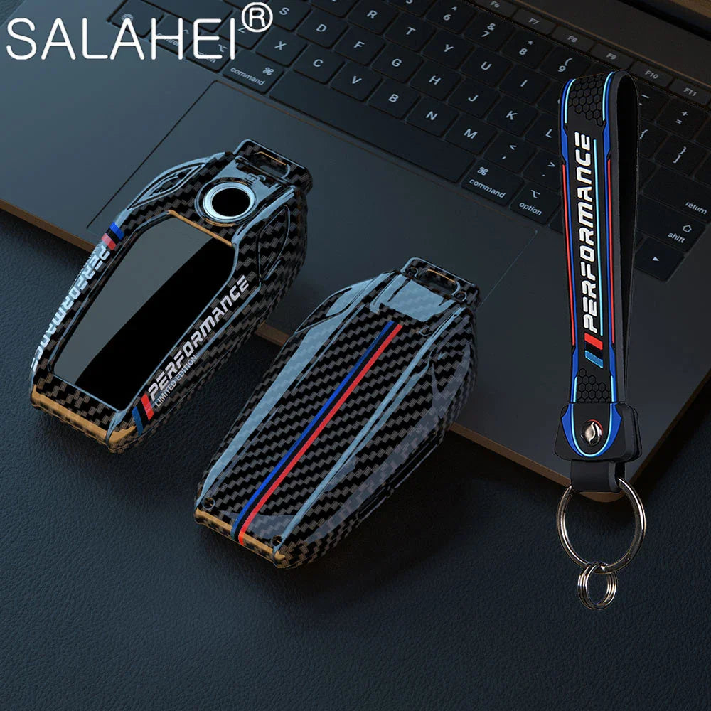 Car Carbon Fibre Key Cover Case Shell For BMW 5 7 Series G11 G12 G30 G31 G32 I8 I12 I15 G01 G02 G05 G07 X3 X4 X5 X7 Accessories