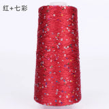 500G Glitter FancyYarn Sequin  Hand Crochet Thread Knitting Clothes Needleworkyarn With Sequins Knitting Yarn Needlework Sequins