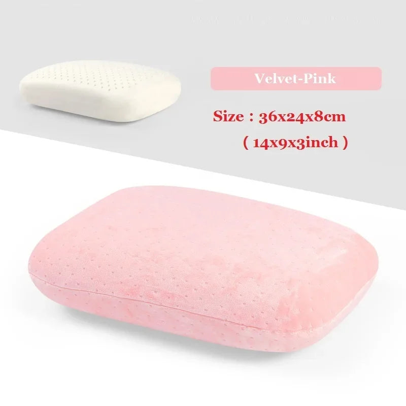 JFLEGAL Latex Pillow Natural Rubber Odorless Neck Pillow Sleep Does Not Collapse 85% Natural Travesseiro Latex Almohada Oreiller