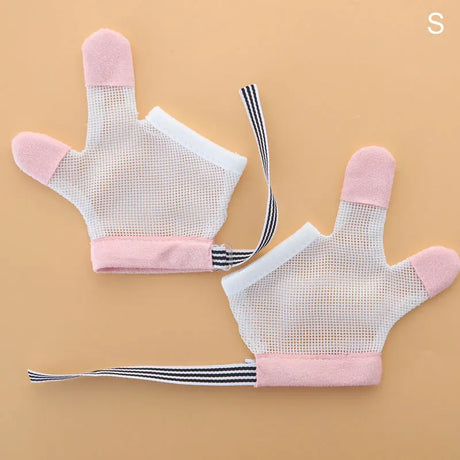 Newest Baby Prevent Bite Fingers Nails Glove Children Infant Anti Biting Eat Hand Protection Gloves For Toddle Kids Harmless Set