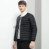 Men's Liner Duck Down Jacket O-neck Variable V-neck 2023 New Men Winter Keep Warm Collarless Ultralight Quilted Puffer Coat