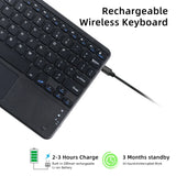 Touchpad Wireless Keyboard and Mouse Combo For iPad Samsung Xiaomi Huawei Ultra Thin Protable Mini Bluetooth Keyboard Laptop, PC