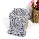 Newborn Photography Props Article Wool Blanket Baby Accessories For Knitted Wrap Shooting Outfit Session Months Birth Clothes