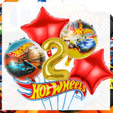 Hot Wheels Birthday Decoration Racing Car Disposable Tableware Tablecloth Plate Cup Balloon Baby Shower Kids Boys Party Supplies