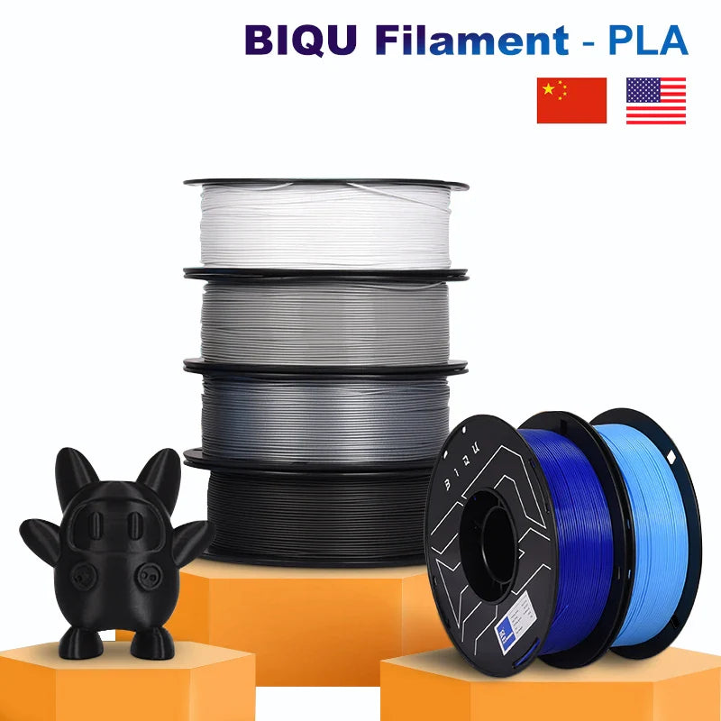 3D Printing Material BIQU PLA Filament 1.75mm 1KG 3D Printer Parts For Creality Ender 3 V2 Pro Voron FDM 3D Pen Accessories