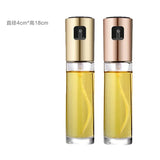 Stainless Steel Olive Oil Sprayer Bottle Pump Oil Pot Leak-proof Grill BBQ Cookware Tools Press Spray Glass Kitchen Oil Bottle