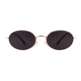 2022 New Polarized Men's Sunglasses Fashion Metal Oval Small Frame Shades Glasses Vintage Trend Punk  All-Match Sun glasses  MEN