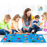 Felt Board Stories Set Montessori Ocean Farm Insect  Animal Family Interactive Preschool Early Learning Toddlers Toys for Child