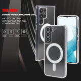 For MagSafe S22 S21 S20 Case ,For Samsung S20 S21 S22 Ultra For Note 20 Ultra Case Shockproof Shell,Transparent Magnetic Phone