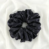 Big Size Shiny Chiffon Scrunchies for Muslim Women Custom Elastic Volumizing Oversized Neat Stitching Malaysian Bunch Hair Tie