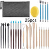 Pottery Clay Sculpting Tools Kit 8-61 Pcs/Set, Ceramic Wax Clays Carving Tools for Art Craft Pottery Sculpting Modeling Tool Set