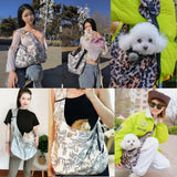 Promotion!Pet Dog Cat Carrier Bag Large 8kg Comfort Slings Travel Shoulder Bag