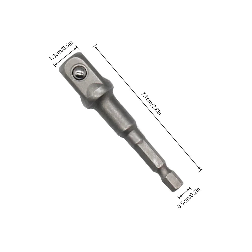 1/2 Inch Drive Scissor Jack Adaptor with Impact Wrench and Steel Ball Joint for Lifting Equipment and Car Jacks