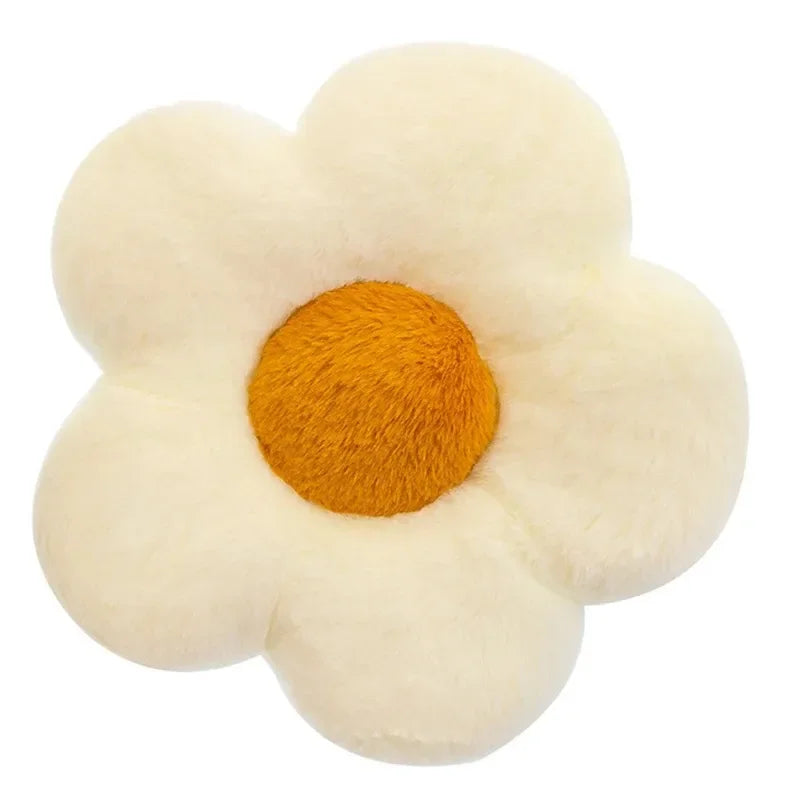 35cm Stuffed Daisy Flower Seat Cushion Sunflower Shape Kids Girl Bedroom Seat Pillow Office Room Decor Sofa Cushions Plush Toys