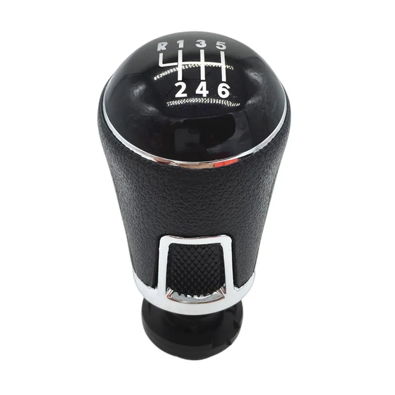 5/6 Speed Gear Shift Knob PU Leather Gaiter Boot For VW Polo 6R 6C Hatchback Sedan 2011 2012 2013 2014 2015 2016 2017 Car Stying