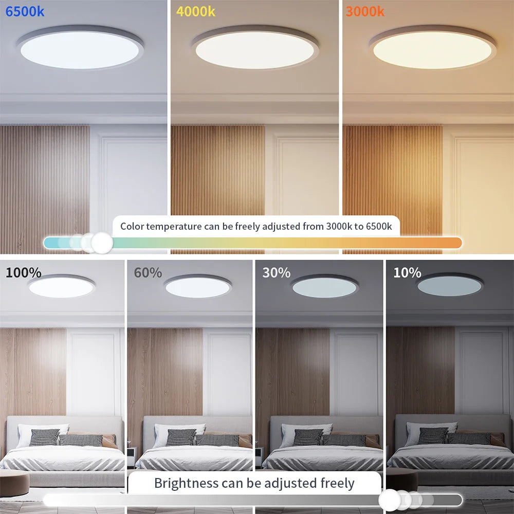 Zemismart Tuya Zigbee 24W Smart LED Ceiling Light RGBCW Bathroom Lamp Alexa Google Home Homekit Surface Mounting Dimmable Light